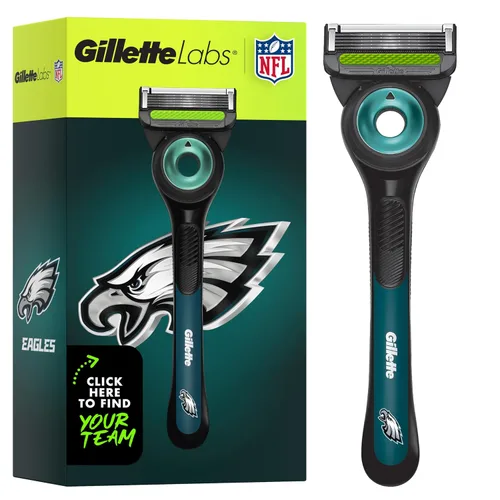 Vista 20 de Gillette Labs Special NFL 49ers Edition Shaving Razor for Men - 1 Handle, 1 Razor Blade Refill, Perfect for Game Day Grooming, GilletteLabs with