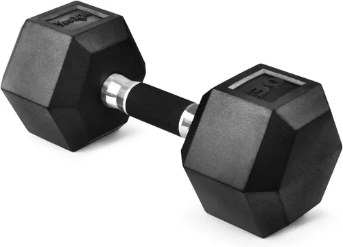 Vista 12 de Yes4All Mancuerna Hexagonal con Revestimiento de Agarre de Goma – Pesas de Mano con Antideslizante 5-50 LBS Individual