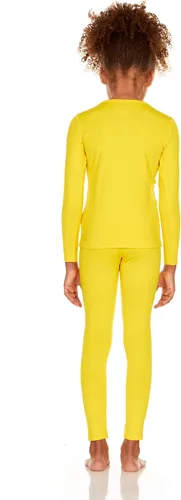 Vista 2 de Thermajane - Ropa interior térmica ultrasuave para niña, conjunto de calzones largo con forro polar