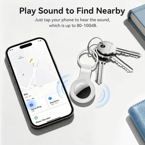 Vista 10 de Air Tracker Tag-2 Pack, Smart Item Tags [Apple MFi Certified]