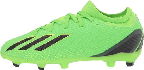 Vista 8 de adidas Tenis de fútbol unisex para niños X Speedportal.3 para terreno firme, Clear Aqua-power Blue-Solar Yellow