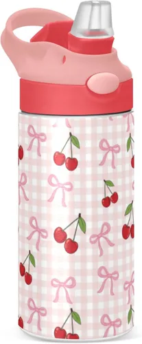 Vista 16 de Stars Basketball - Botella de agua aislada para niños y niñas con tapa de pajilla, vaso de acero inoxidable de 12 onzas, a prueba de fugas, sin BPA