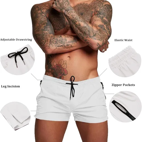 Vista 4 de COOFANDY - Traje de baño para hombre