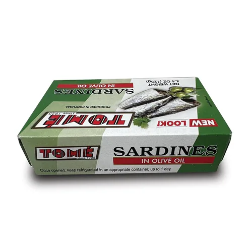 Vista 7 de 4 paquetes de sardinas Tomé (en aceite de oliva) 4.41 oz Ea