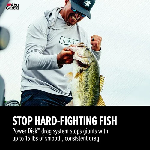 Vista 7 de Abu Garcia Max SX - Carrete de pesca con interruptor giratorio de perfil bajo