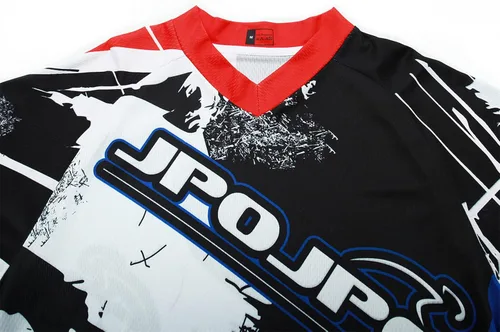 Vista 4 de Hotlion Camiseta de motocross para hombre, manga larga, para ciclismo