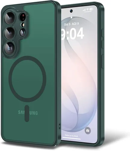 Vista 141 de Funda para iPhone 11 con protector de pantalla, compatible con MagSafe, ultra delgada, translúcida, mate, a prueba de golpes, color negro
