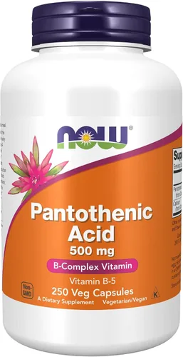 Vista 11 de Now Foods ácido pantoténico 0.01 onzas., ANO-1054, 100, 1, 1
