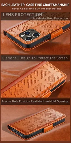 Vista 9 de Funda compatible con Xiaomi Poco X3 GT, tarjetero, compatible con Redmi Note 10 Pro (China) 5G de piel sintética con cierre magnético, color marrón