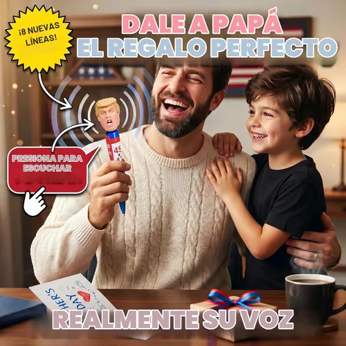 Vista 2 de Bolígrafo parlante Donald Trump - 8 citas de voz real (edición 45-47)