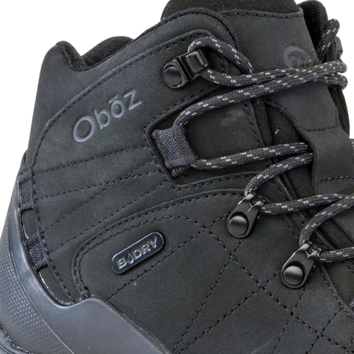 Vista 7 de Oboz Botas de senderismo Bridger Mid B-DRY para hombre negro (Black Sea)