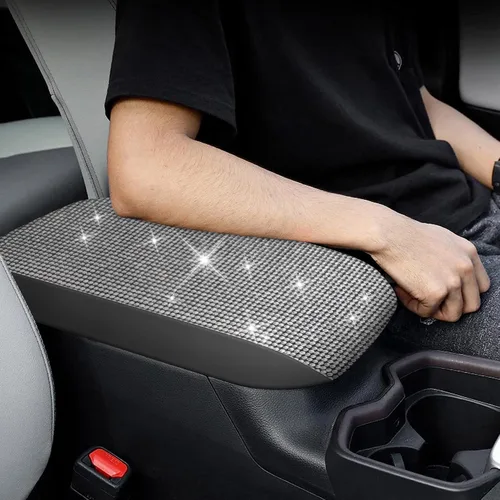 Vista 9 de AOMSAZTO Fundas de reposabrazos para Toyota RAV4 2013-2018 Beige