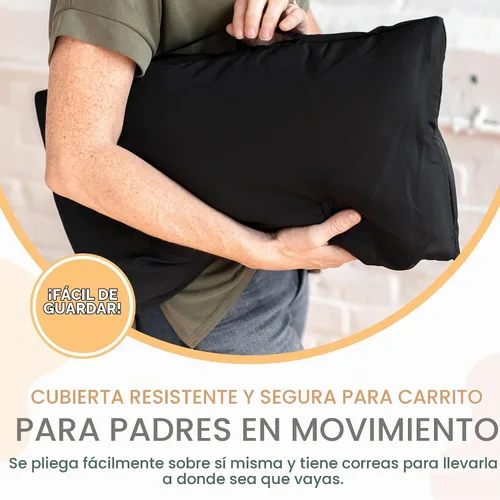 Vista 6 de Binxy Baby Funda para silla alta 2 en 1 y funda para carrito de compras para bebé, funda cómoda para carrito de comestibles, funda de carrito