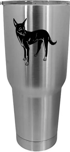 Vista 434 de Cairn Terrier - Vaso grabado con temática de perro, 30 onzas