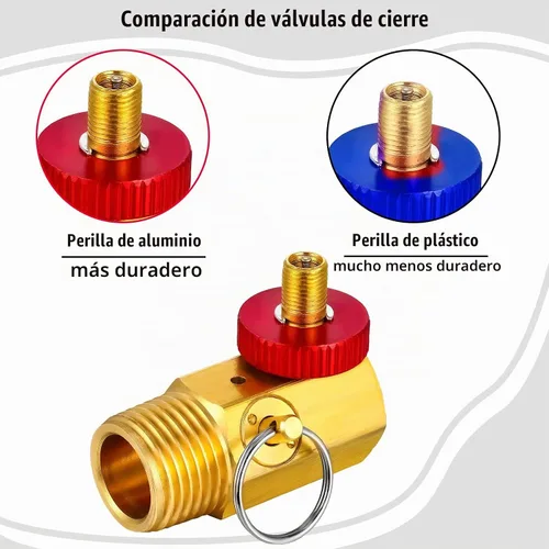 Vista 2 de Peryiter - Kit de reparación de tanque de aire para tanque de aire portátil