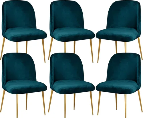 Vista 18 de Juego de 2 fundas superelásticas para sillas de comedor de 2/4/6, funda de terciopelo para sillas modernas de mediados de siglo, funda de silla sin