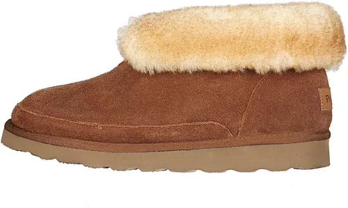 Vista 3 de PAMIR Botines de piel de oveja para hombre con espuma viscoelástica para interiores y exteriores