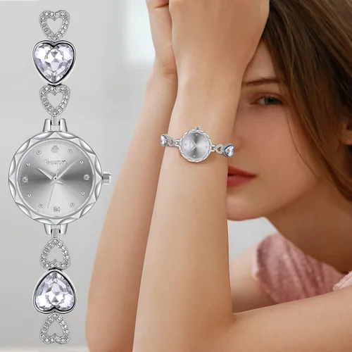Vista 3 de SIBOSUN Ladies Watch Bracelet Gold Watches for Women Pearl Dress Bracelet Watch Quartz Analog Wrist Watch