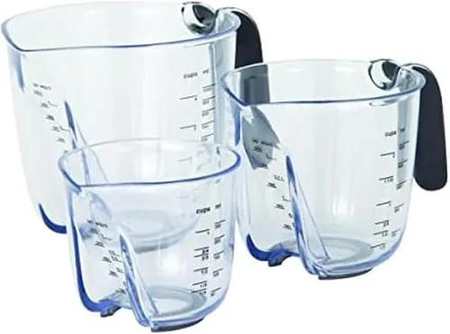 Vista 7 de KitchenAid KO298OSAQA - Jarras medidoras gourmet, juego de 3, azul turquesa