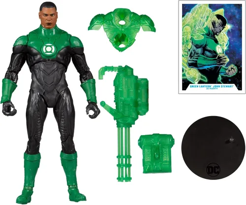 Vista 7 de McFarlane Toys DC Multiverse Modern Comic Green Lantern (John Stewart) 7" figura de acción