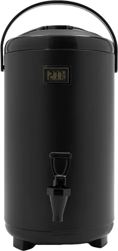 Vista 11 de Dispensador térmico aislado de bebidas frías y calientes con espita - Dispensador de té y café de acero inoxidable (2.11 galones)