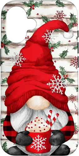 Vista 32 de Cute Christmas Gnome for Women with Hot Cocoa Mug for Xmas Case for iPhone 17