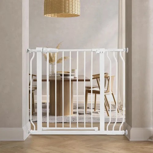 Vista 7 de BalanceFrom Easy Walk-Thru Baby Safety Gate, Fits 29.1" to 38.5" Openings