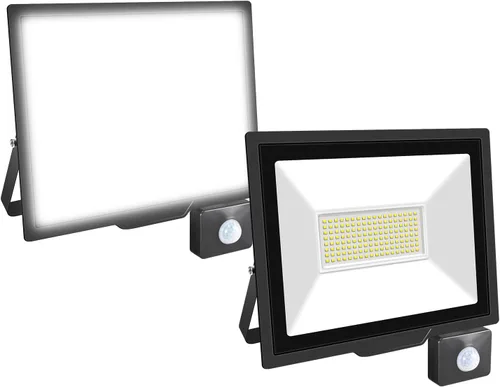 Vista 21 de Willpower 2 unids LED Floodlight 10W 1000lm LED luces de seguridad al aire libre con sensor de movimiento LED luz de trabajo IP66 impermeable PIR