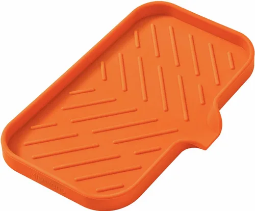 Vista 57 de MicoYang Jaboneras de Baño de Silicona con Boquilla de Drenaje - Organizador de Fregadero de Baño y Cocina, Soporte para Esponja, Bandeja de Jabón