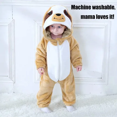 Vista 6 de Disfraces de animales para bebé, disfraz de Halloween para niños pequeños