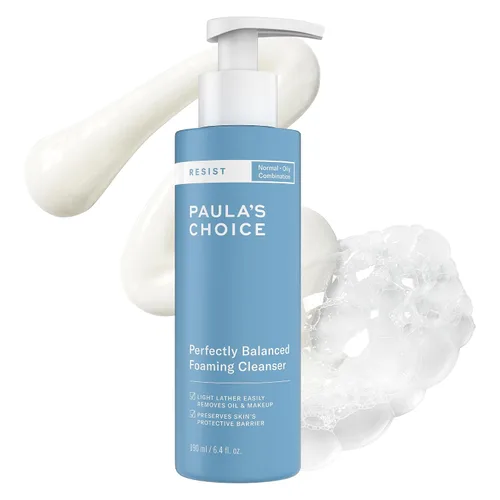 Vista 7 de Paula's Choice RESIST Perfectly Balanced Foaming Facial Cleanser, Face Cleanser with Hyaluronic Acid & Aloe, Anti-Aging Face Wash, Large Pores &