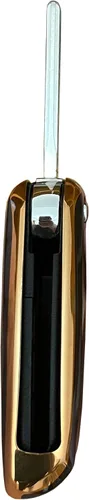 Vista 5 de Funda para llavero Kia con llavero para Kia Rio Optima Soul Sportage Sorento Carens con control remoto inteligente (negro)