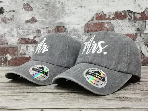 Vista 87 de Hepandy Mr Mrs Mom Dad Captain First Mate Mama and Mini Sombreros de béisbol