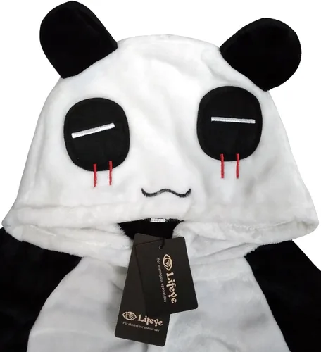 Vista 5 de Lifeye Pijama de panda unisex para adultos, disfraz de cosplay de animales