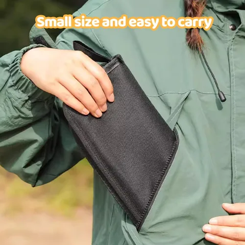 Vista 6 de Rytinazzz Taburete plegable portátil y silla plegable, silla portátil ligera para adultos, soporta hasta 250 libras, pequeño taburete de campamento