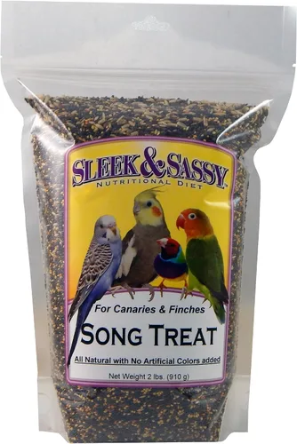 Vista 2 de SLEEK & SASSY Canción Bird Treat para pinzones y canarios (2 libras)