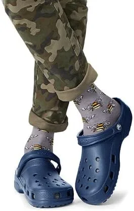 Vista 7 de Crocs Zuecos unisex para adultos, Azul marino clásico