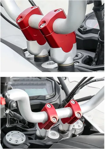 Vista 4 de Abrazadera elevadora de barra de mango para Benelli para TRK520X para TRK 502 para BJ500 para Leoncino 500 2020 2021 Manillar de elevación de barra