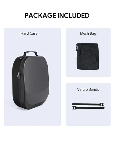 Vista 9 de Aubika for Meta Quest 3 Accessories Set, Battery Strap and Carrying Case, Great Comfort with Counter Balance