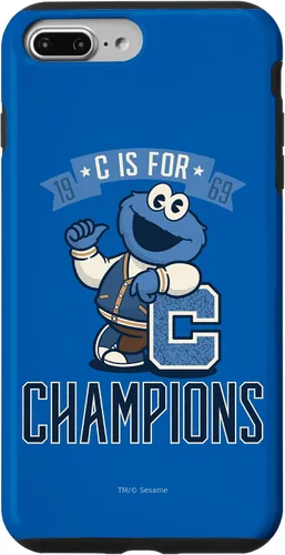 Vista 12 de iPhone 16 Sesame Street Cookie Monster C es para Champions Case