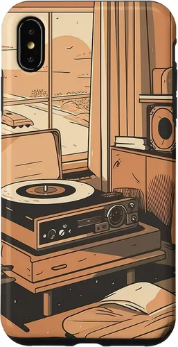 Vista 11 de Lofi Aesthetic Vinyl Music Minimal Calm Nostalgic Art Case for iPhone 16