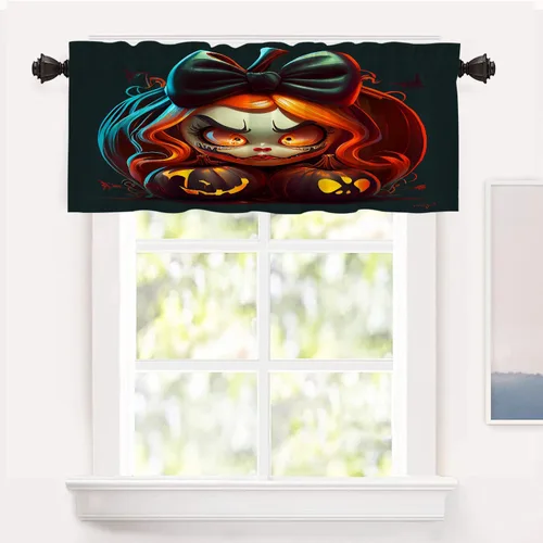 Vista 45 de Shrahala Cortinas blancas S inspiradoras para ventanas de cocina, cortinas negras con palabras cristianas para cafetería, cortinas opacas