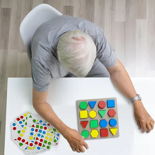 Vista 4 de Productos para la demencia - Actividades de Alzheimer para personas mayores Regalos para personas con demencia Actividades de memoria para ancianos