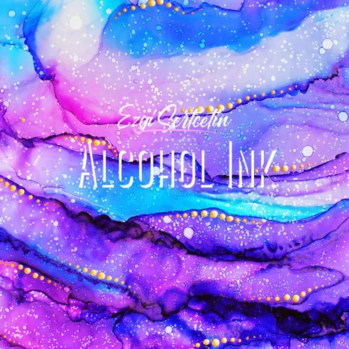 Vista 4 de Tinta de alcohol prémium verde neón metálico metálico y vibrante Colores únicos de alta saturación Para vasos, posavasos, tinte de resina