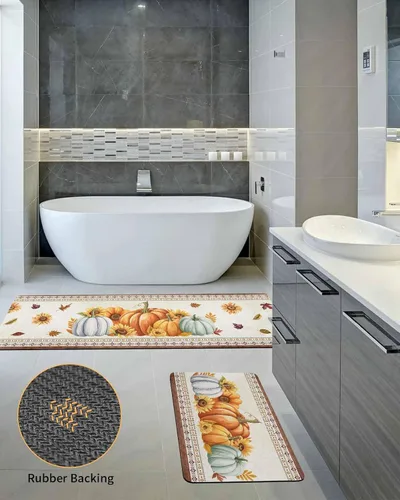 Vista 5 de Tapete de baño para bañera del suroeste, antideslizante, de secado rápido y absorbente, de tierra de diatomeas, fregadero de cocina, tapete