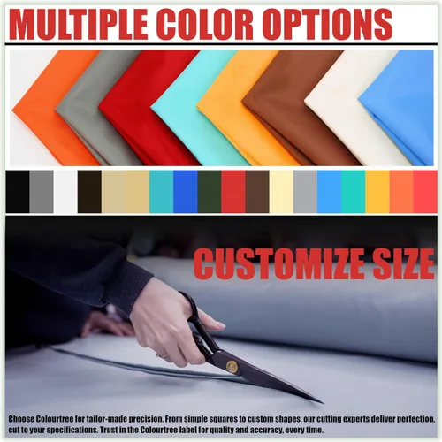 Vista 3 de ColourTree TAPS9.5 - Toldo cuadrado impermeable, parasol de tela con 95% de bloqueo de rayos UV y resistente al agua, para patio, jardín o cochera