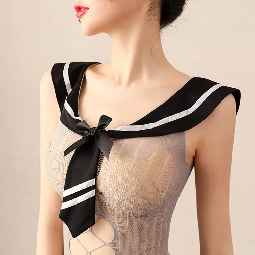 Vista 5 de SFBBCLOZ Schoolgirl Lingerie for Women Schoolgirl Outfit Lingerie Cosplay Lingerie Set Costumes for Women Naughty