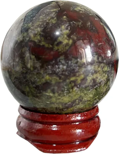 Vista 18 de Escultura de esfera de adivinación de cristal curativo de labradorita negra de 1.575 pulgadas, bola de piedras preciosas, colección decorativa
