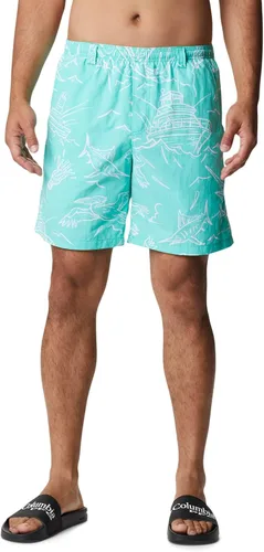 Vista 22 de Columbia Super Backcast - Pantalón corto de agua para hombre Impresión de tinte negro