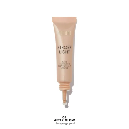 Vista 3 de Milani Resaltador líquido Strobe Light – Day Glow (0.42 onzas líquidas) resaltador facial libre de crueldad – Forma, contorno y resalta la cara